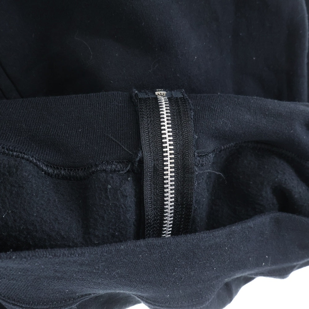 GOD SELECTION XXX(ゴッドセレクショントリプルエックス) ×FRAGMENT フラグメント ロゴデザイン フーデッド ジッアップ スウェット パーカー ブラック