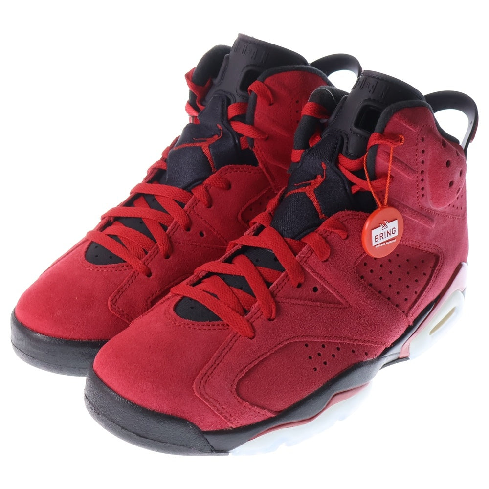 NIKE(ナイキ) AIR JORDAN 6 RETRO TORO BRAVO エアジョーダン 6 レトロ トロ ブラボー ハイカットスニーカー レッド/ブラック US8.5/26.5cm CT8529-600
