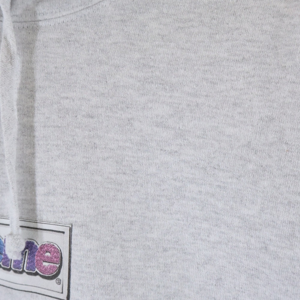 SUPREME(シュプリーム) 22SS Bling Box Logo Hooded Sweatshirt ブリングボックスロゴ フーデッド スウェットシャツ プルオーバーパーカー グレー