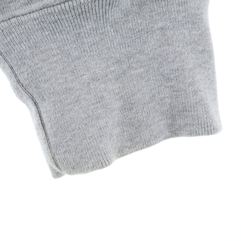 SUPREME(シュプリーム) 21AW Contrast Hooded Sweatshirt ロゴフーデッドスウェットシャツ プルオーバーパーカー グレー/レッド