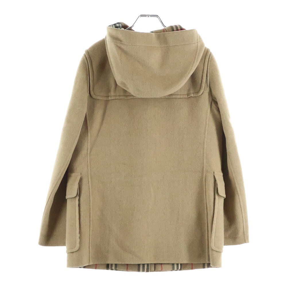 BURBERRY(バーバリー) 裏地ノヴァチェック トグルボタン カシミヤ混ウールダッフルコート ベージュ FT225-409-409