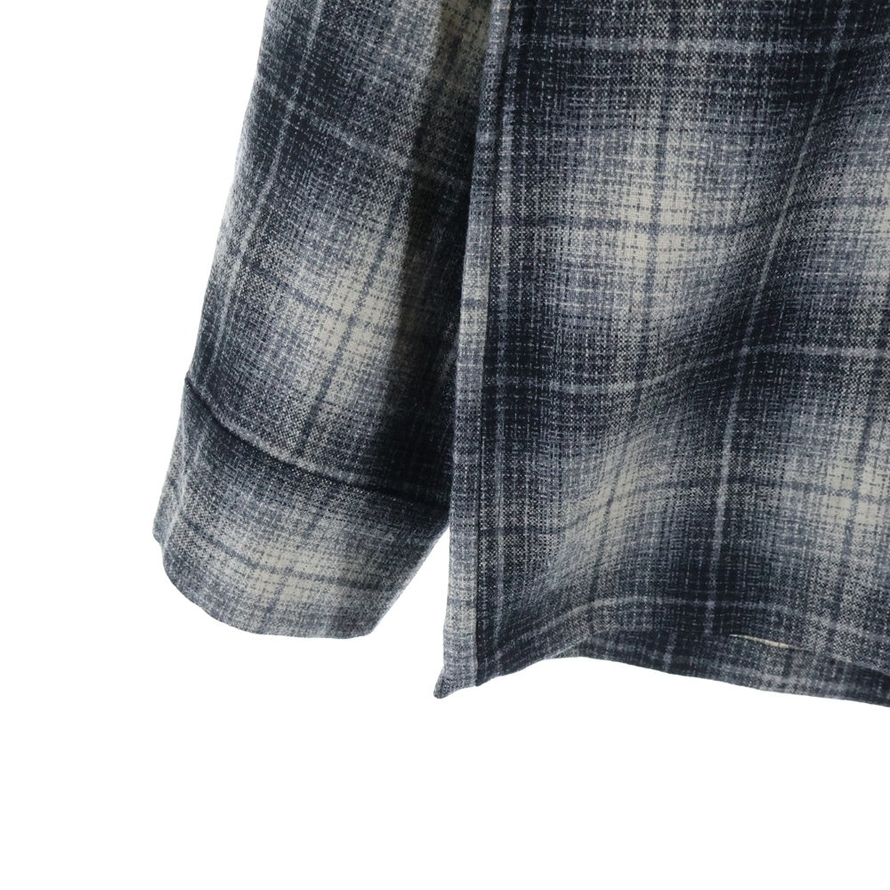PENDLETON(ペンドルトン) ×GDC Check Shirts ジーディーシー スタッズ フランネルチェック長袖シャツ グレー 5575-2201