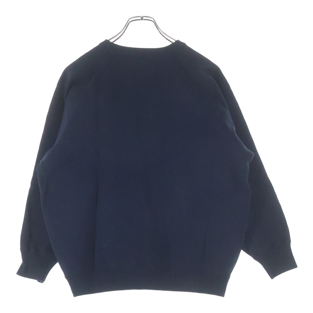 WTAPS(ダブルタップス) 25AW SIGN-RGYD SWEATER フロントロゴ クルーネックスウェット トレーナー ネイビー 252ATDT-CSM05
