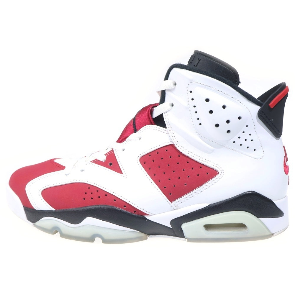 NIKE(ナイキ) AIR JORDAN 6 RETRO CARMINE エアジョーダン6 カーマイン ハイカットスニーカー ホワイト/レッド US10/28cm CT8529-106