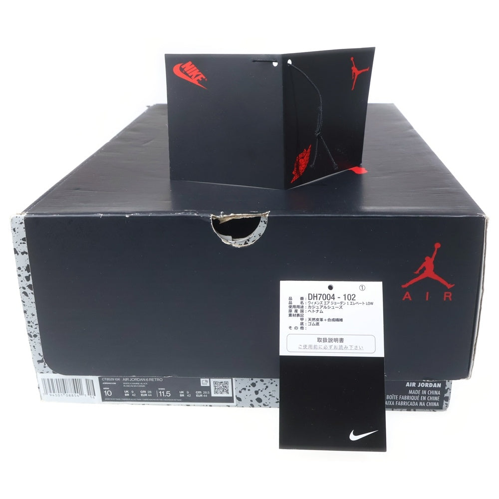 NIKE(ナイキ) AIR JORDAN 6 RETRO CARMINE エアジョーダン6 カーマイン ハイカットスニーカー ホワイト/レッド US10/28cm CT8529-106