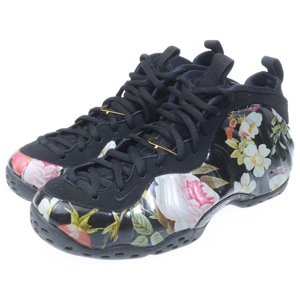 NIKE(ナイキ) AIR FOAMPOSITE ONE FLORAL エアフォーム ポジット フローラル ハイカットスニーカー ブラック US10/28cm 314996-012
