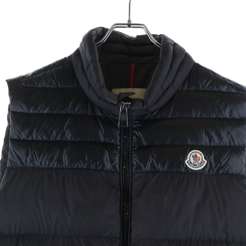 MONCLER(モンクレール) 2015 DUPRES GILET デュプレス ジレ 1Pワッペンデザイン ダウンベスト ブラック A20914337085 54654
