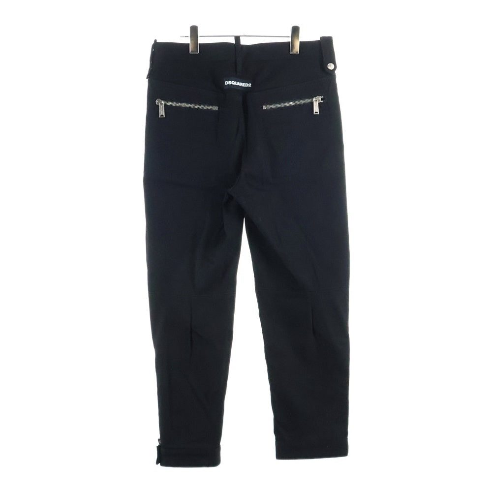 DSQUARED2(ディースクエアード) MILITARY JEAN ミリタリージーン ボタンフライ サイドジップ デニムパンツ ジーンズ ブラック S74KB0416