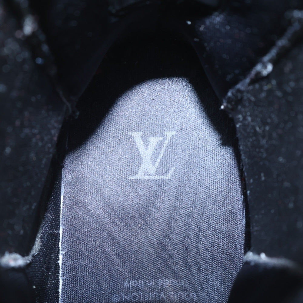 LOUIS VUITTON(ルイヴィトン) フォーマル ディメンション ライン チェルシーブーツ サイドゴア レザーブーツ ドレスシューズ ブラック/ブルー DI0232