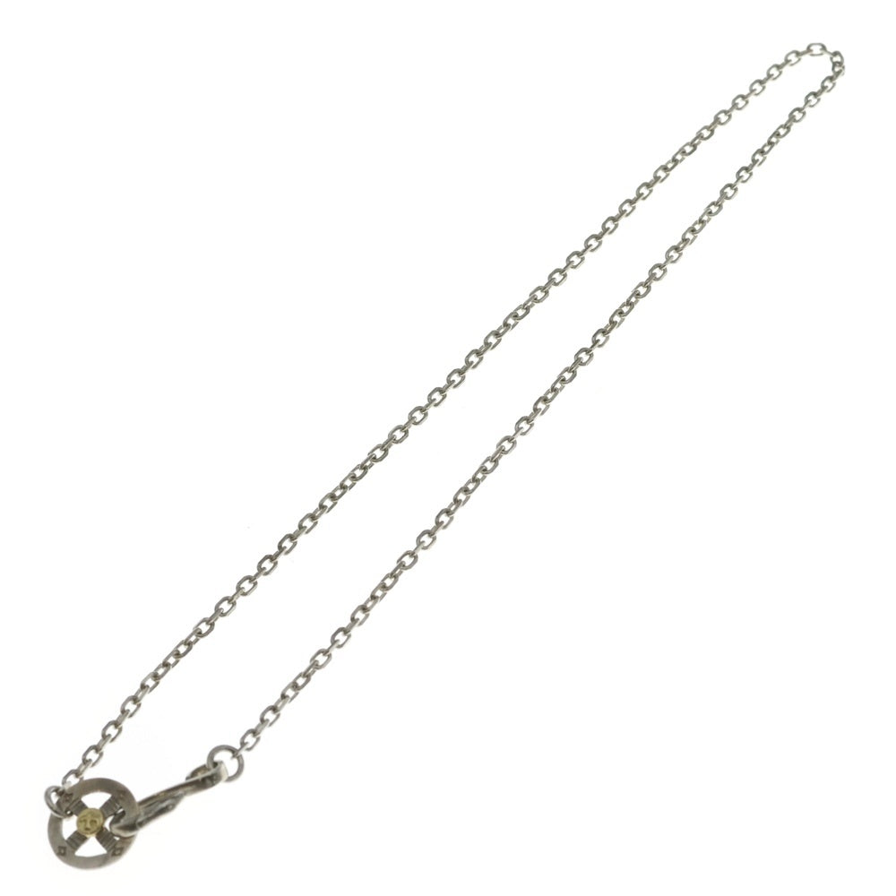 goro's(ゴローズ) メタル付きホイール細角チェーン ネックレスチェーン シルバー/ゴールド BGA086