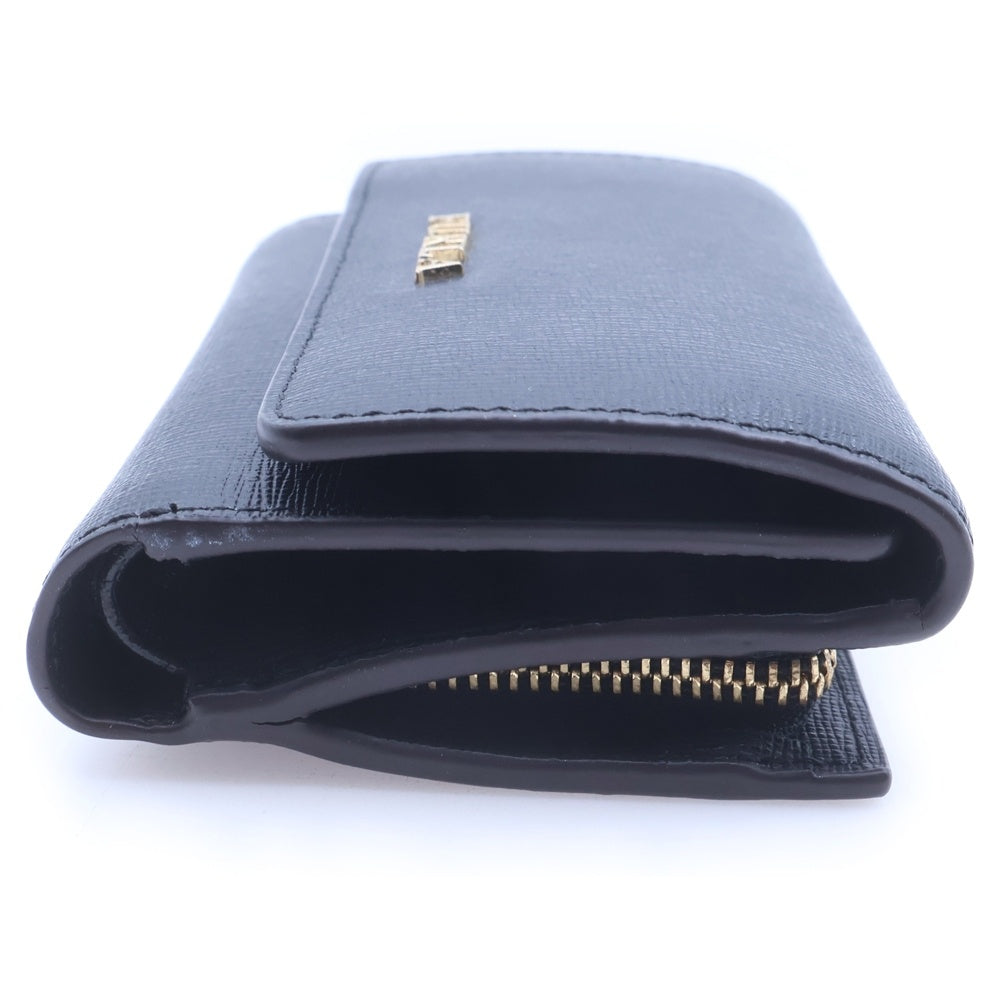 FURLA(フルラ) バビロン レザーコンパクトウォレット 三つ折り財布 ブラック PCZ0UNO B30000 レディース