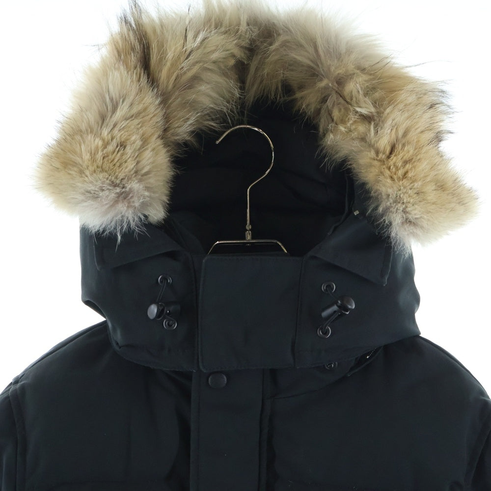 CANADA GOOSE(カナダグース) WYNDHAM PARKA ウィンダム ファーフーデッド ダウンジャケット ブラック 3808MA