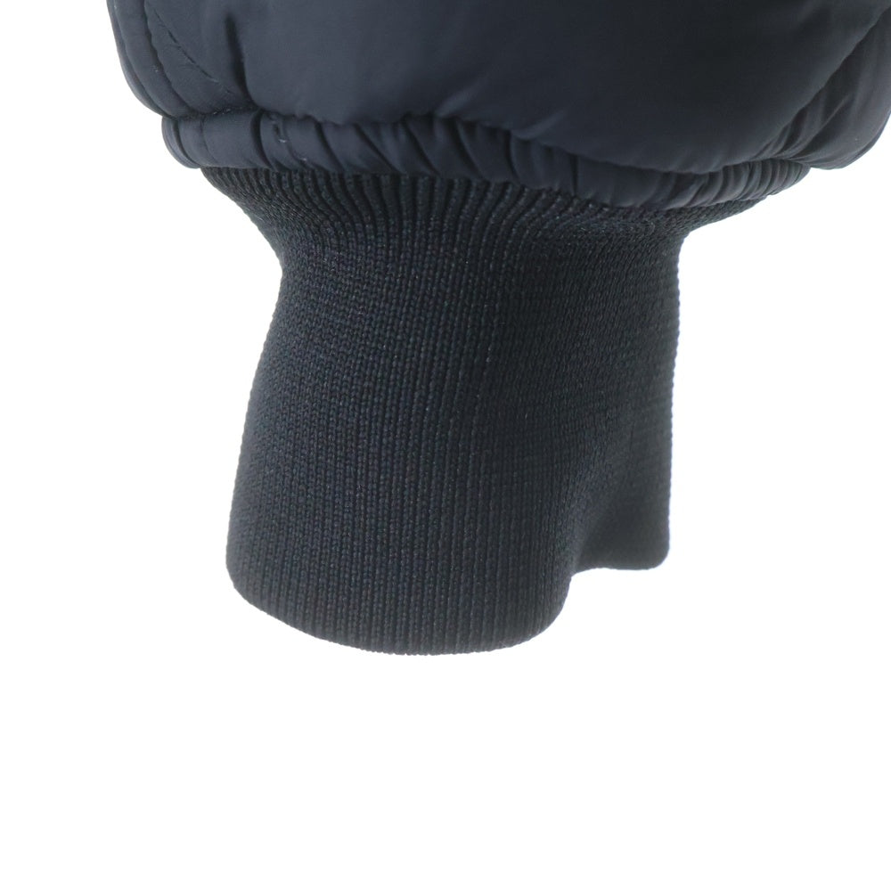 AWAKE NY(アウェイク ニューヨーク) 22AW QUILTED PATCH BOMBER JACKET キルティング パッチ ジップアップボンバージャケット ブラック