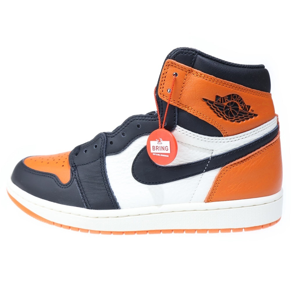 NIKE(ナイキ) AIR JORDAN 1 RETRO HIGH OG SHATTERED BACKBOARD エアジョーダン1 レトロ シャッタードバックボード ハイカットスニーカー オレンジ US9/27cm DZ5485-008