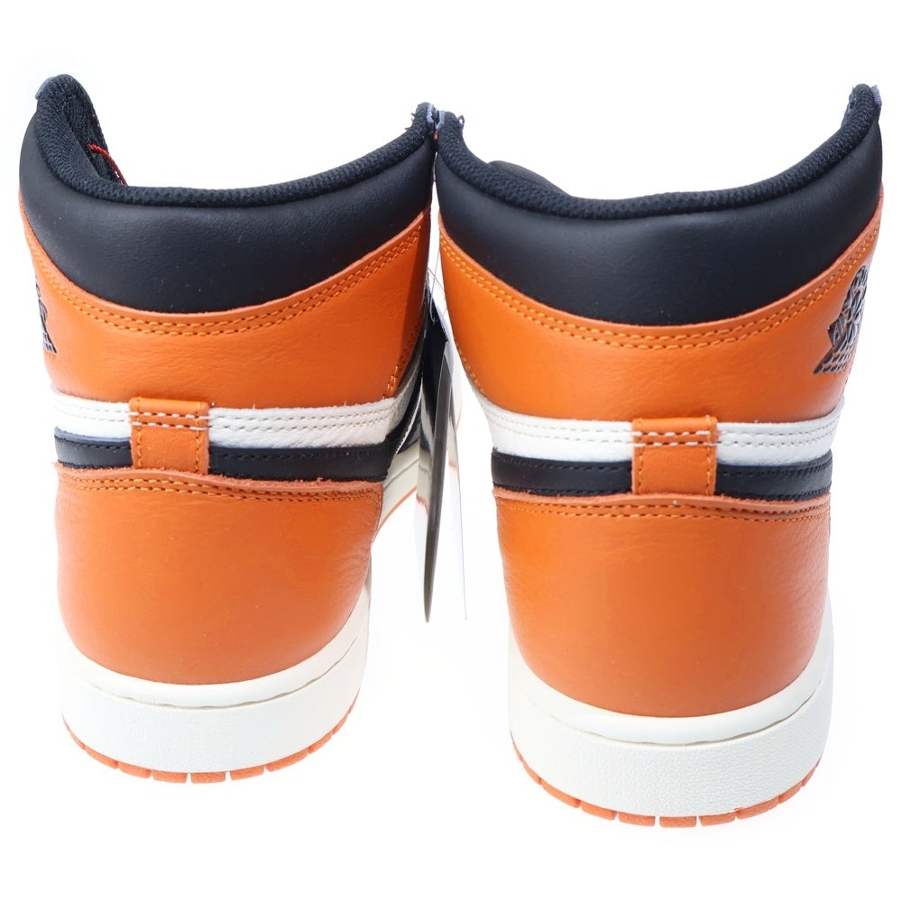 NIKE(ナイキ) AIR JORDAN 1 RETRO HIGH OG SHATTERED BACKBOARD エアジョーダン1 レトロ シャッタードバックボード ハイカットスニーカー オレンジ US9/27cm DZ5485-008