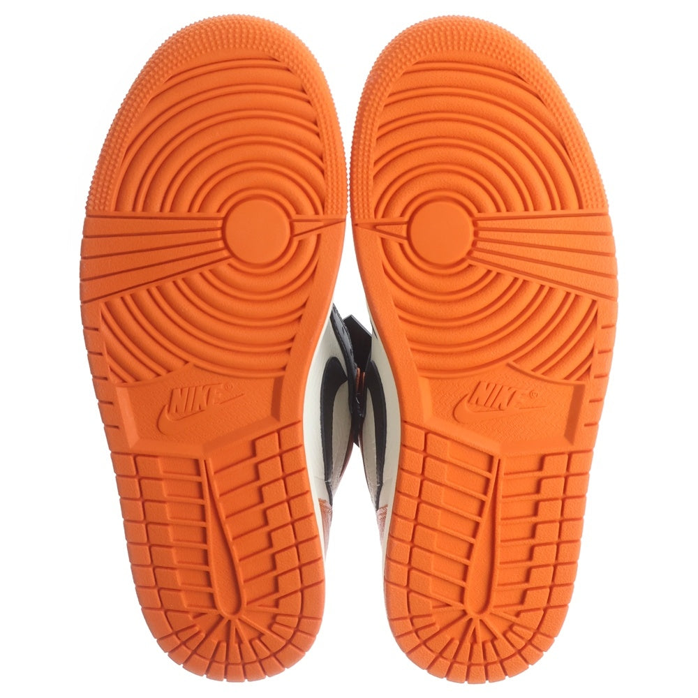 NIKE(ナイキ) AIR JORDAN 1 RETRO HIGH OG SHATTERED BACKBOARD エアジョーダン1 レトロ シャッタードバックボード ハイカットスニーカー オレンジ US9/27cm DZ5485-008
