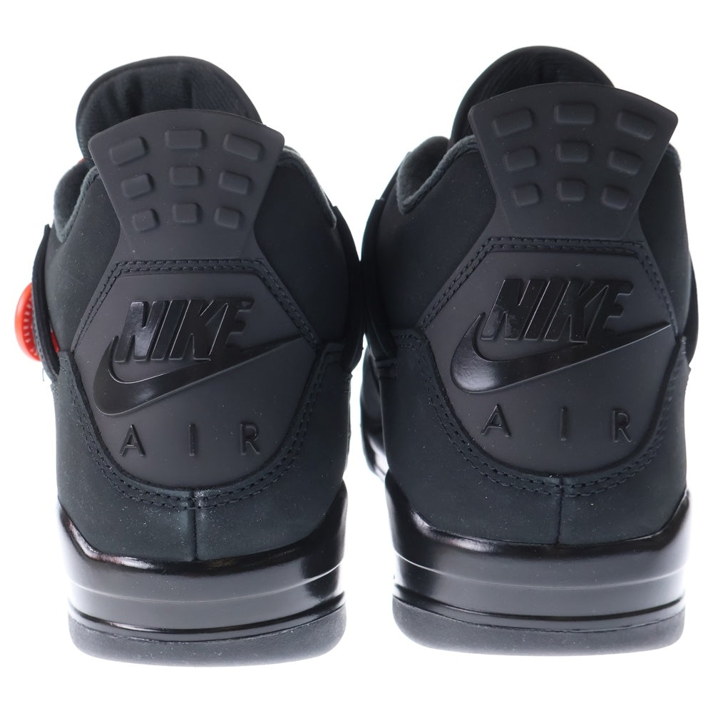 NIKE(ナイキ) AIR JORDAN 4 BLACK CAT エアジョーダン4 ブラックキャット ハイカットスニーカー ブラック US9/27cm FV5029‐010