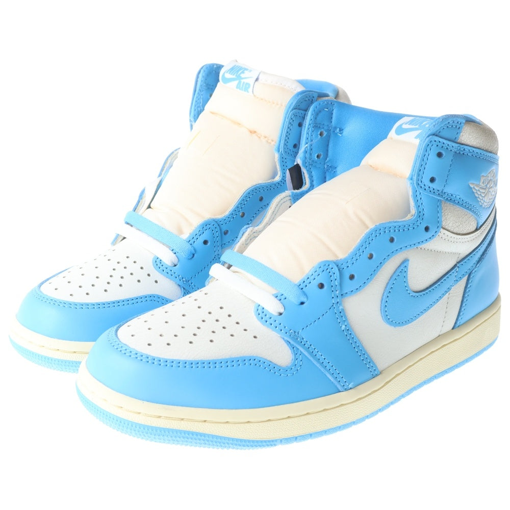 NIKE(ナイキ) AIR JORDAN 1 RETRO HIGH OG UNC REIMAGINED エアジョーダン1 レトロ リイマジンド ハイカットスニーカー ブルー/ホワイト US9/27cm DZ5485-402