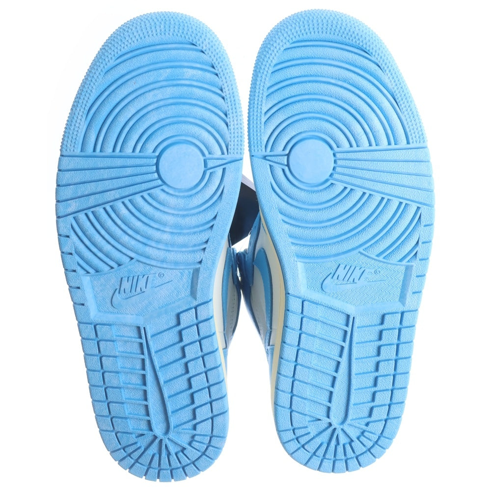 NIKE(ナイキ) AIR JORDAN 1 RETRO HIGH OG UNC REIMAGINED エアジョーダン1 レトロ リイマジンド ハイカットスニーカー ブルー/ホワイト US9/27cm DZ5485-402