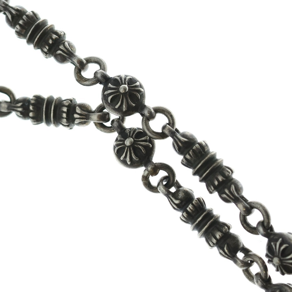 CHROME HEARTS クロムハーツ 1CLIP BARREL CROSSBALL 9LINK 1クリップ バレル リンク クロスボール ウォレットチェーン シルバー CHROME HEARTS(クロムハーツ) 1CLIP BARREL CROSSBALL 9LINK 1クリップ