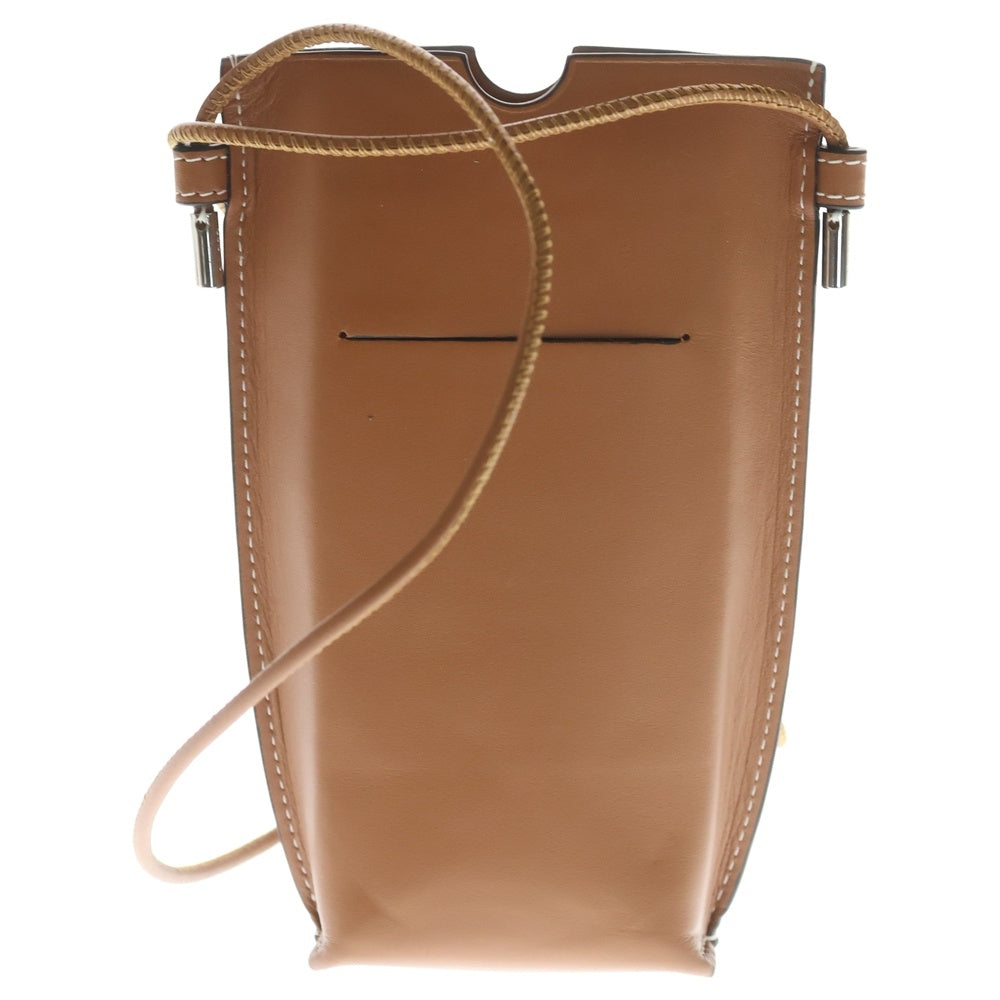 LOEWE(ロエベ) アナグラムデザイン ゲートポケット レザー ショルダーバッグ ブラウン C650Z42X34 レディース