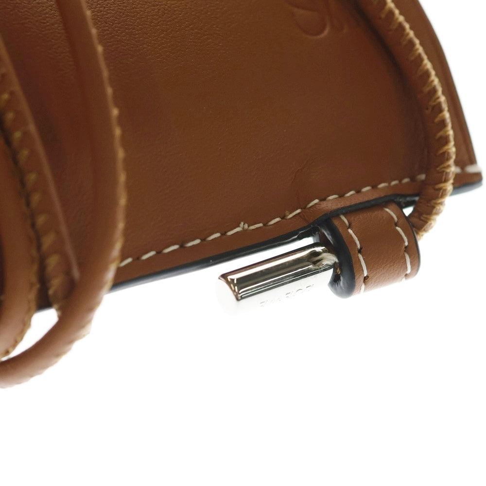 LOEWE(ロエベ) アナグラムデザイン ゲートポケット レザー ショルダーバッグ ブラウン C650Z42X34 レディース