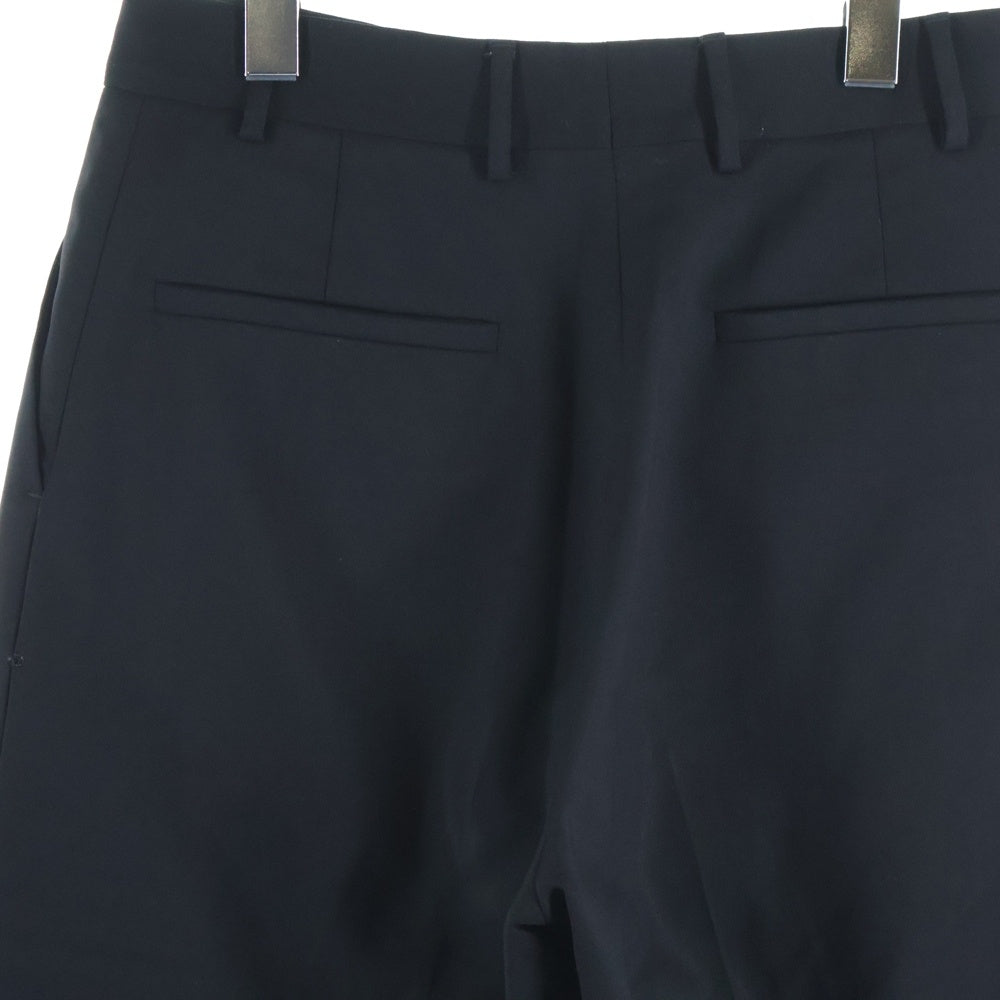 LOEWE(ロエベ) WOOL GABARDINE 2-TUCK WIDE PANTS ウールギャバジン 2タックワイドスラックスパンツ ブラック Q825331X08 レディース
