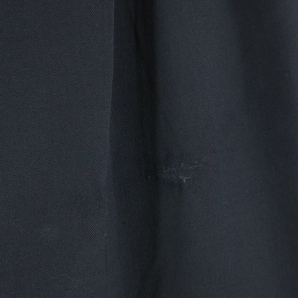LOEWE(ロエベ) WOOL GABARDINE 2-TUCK WIDE PANTS ウールギャバジン 2タックワイドスラックスパンツ ブラック Q825331X08 レディース