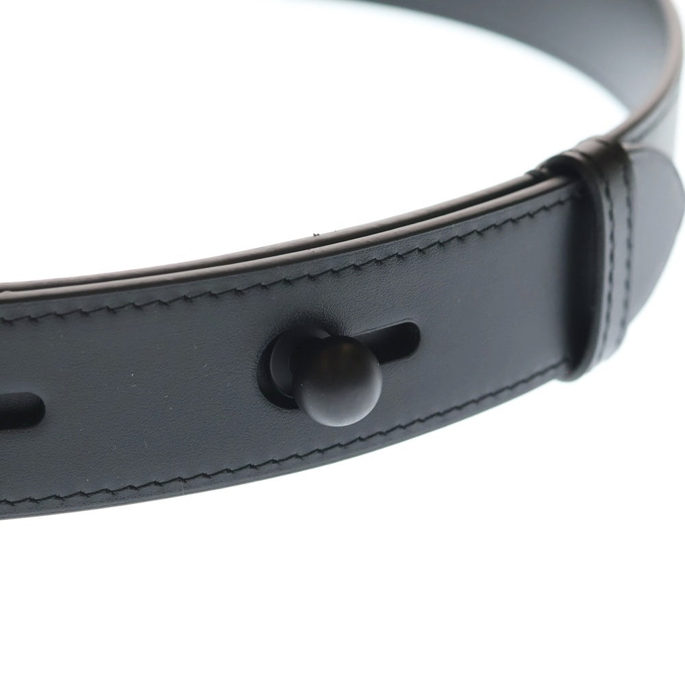 LOEWE(ロエベ) ロゴデザイン カーフレザー ベルト ブラック 524.01015U