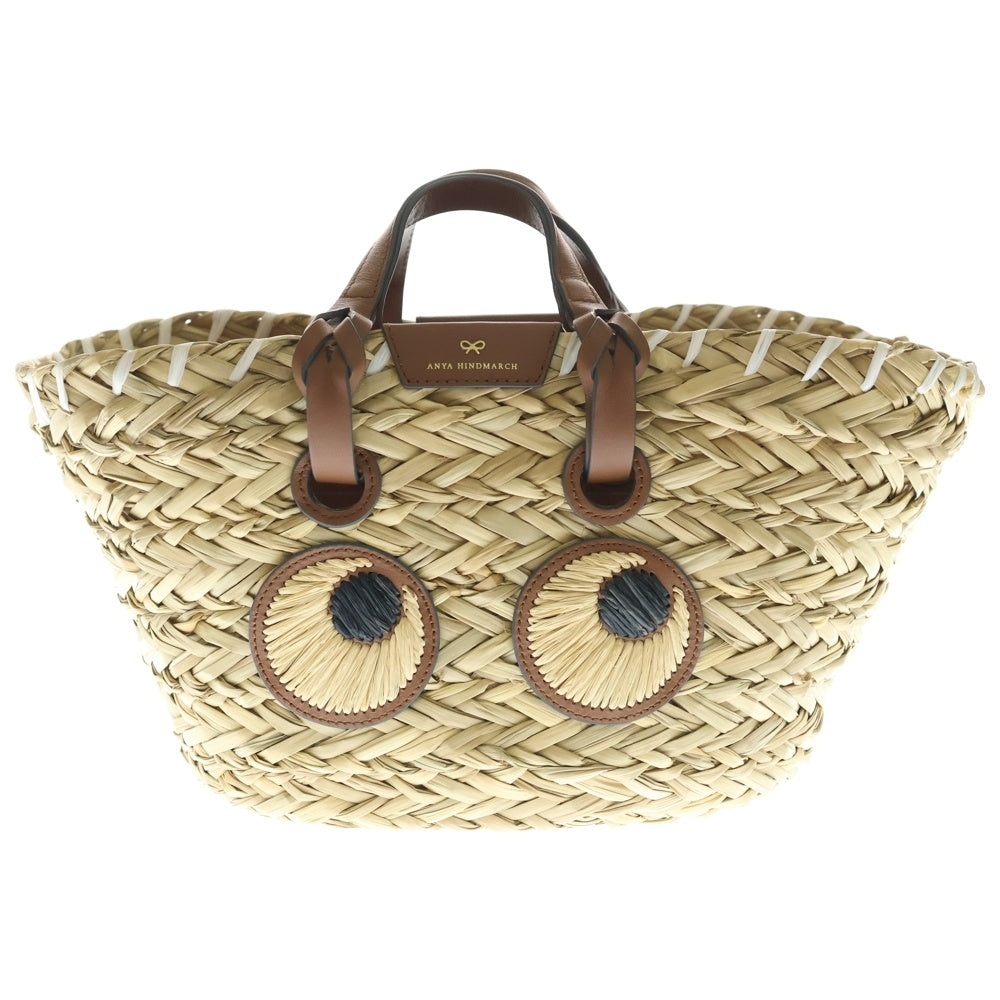 Anya Hindmarch(アニヤハインドマーチ) Small Paper Eyes Basket スモールペーパー アイズ バスケットバッグ ベージュ 5050925155120 レディース