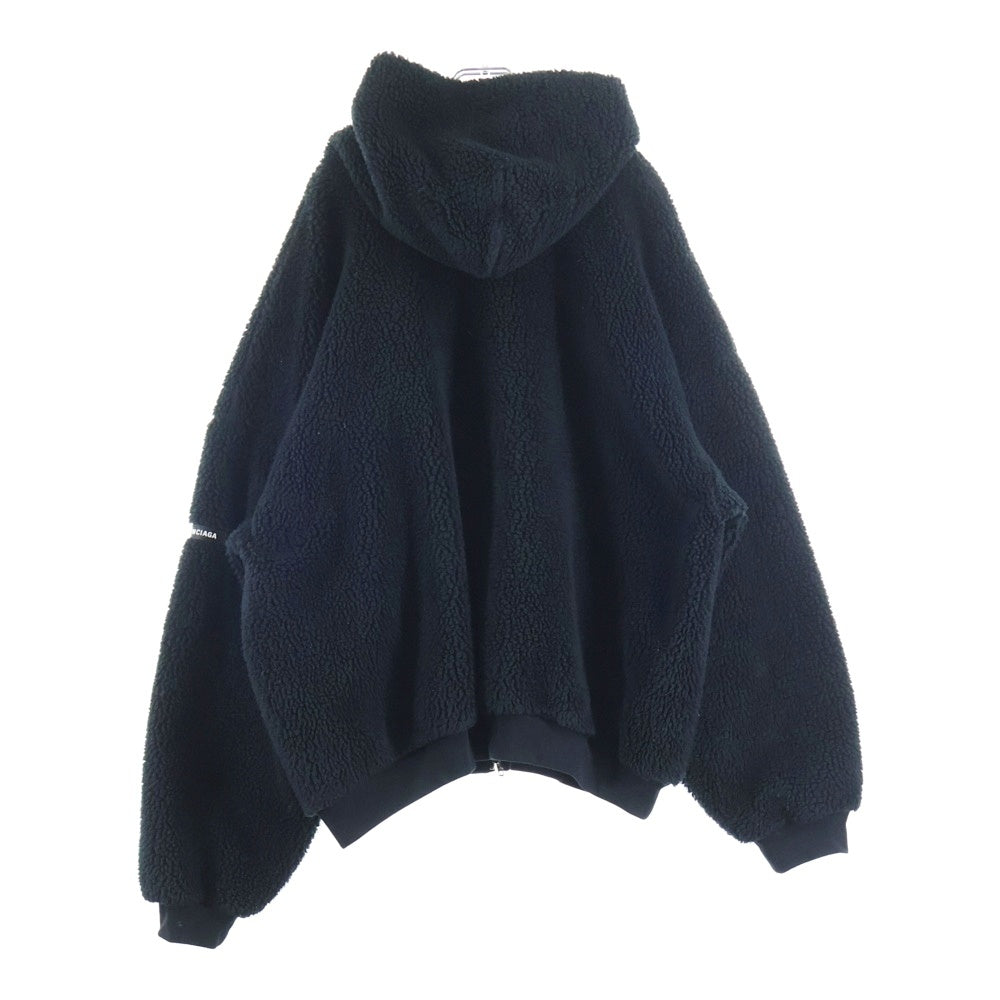 BALENCIAGA(バレンシアガ) 23AW OUTERWEAR ZIP UP HOODIE アウターウェア ジップアップ フーデッド オーバーサイズ パーカー ボアジャケット 768694 TKQ26