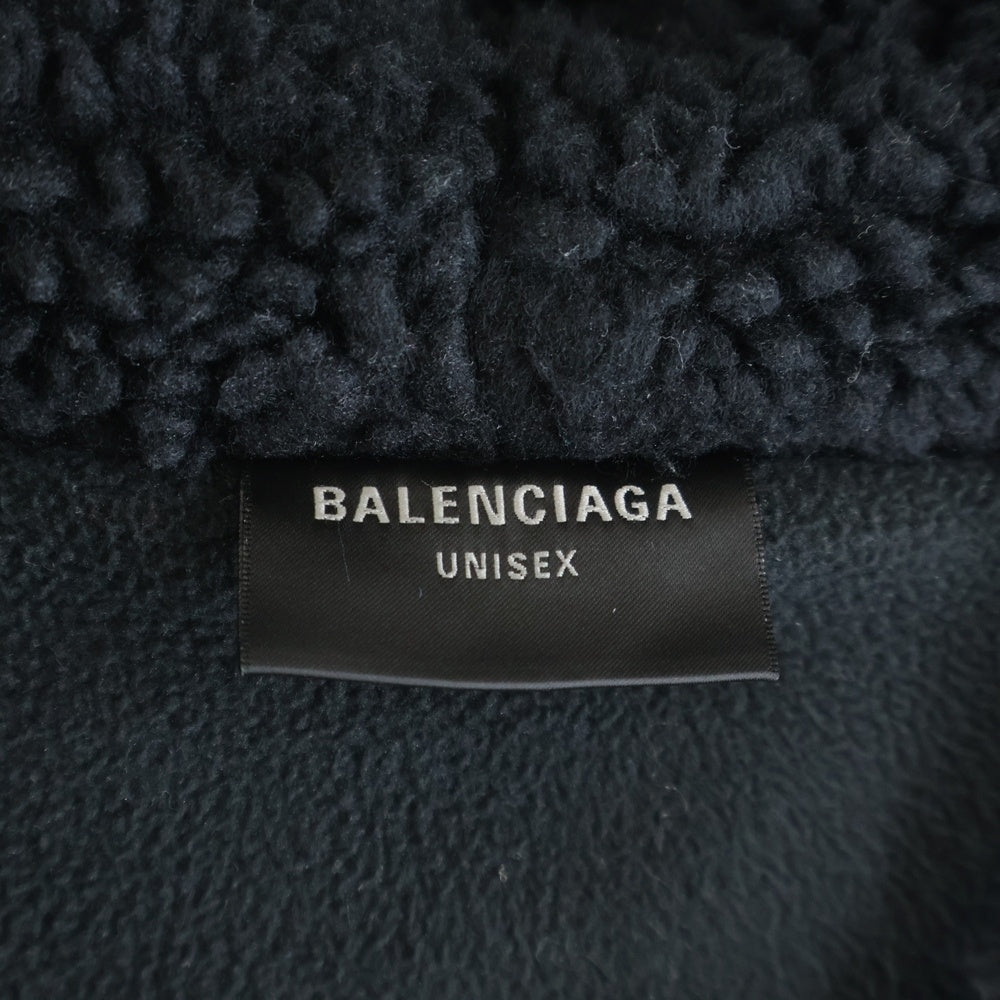 BALENCIAGA(バレンシアガ) 23AW OUTERWEAR ZIP UP HOODIE アウターウェア ジップアップ フーデッド オーバーサイズ パーカー ボアジャケット 768694 TKQ26