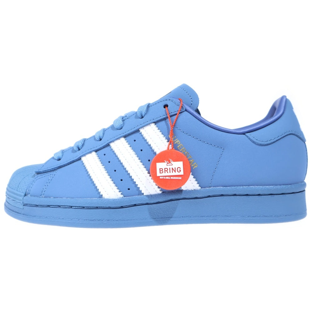 adidas(アディダス) ×DAIKI TSUNETA ×ATOMS SUPERSTER 常田大希 アトモス スーパースター ローカットスニーカー レディース ブルー US5.5/23.5cm H06346