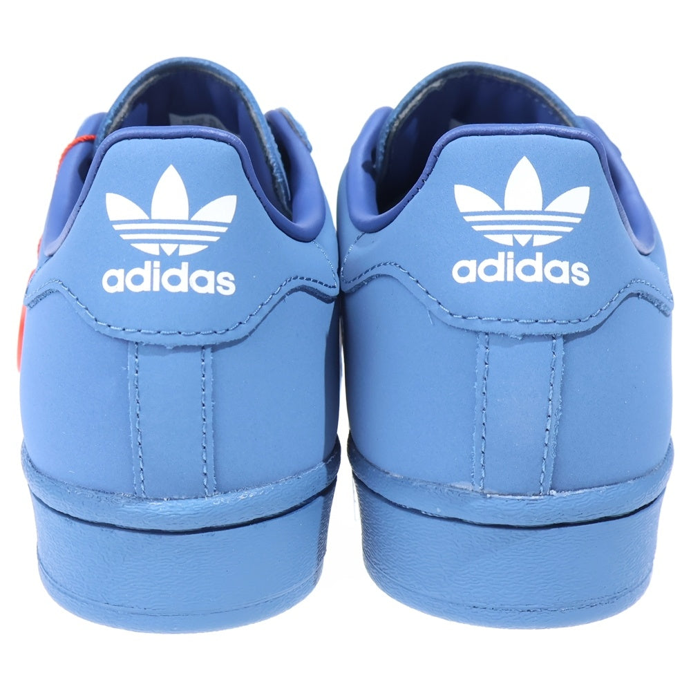 adidas(アディダス) ×DAIKI TSUNETA ×ATOMS SUPERSTER 常田大希 アトモス スーパースター ローカットスニーカー レディース ブルー US5.5/23.5cm H06346