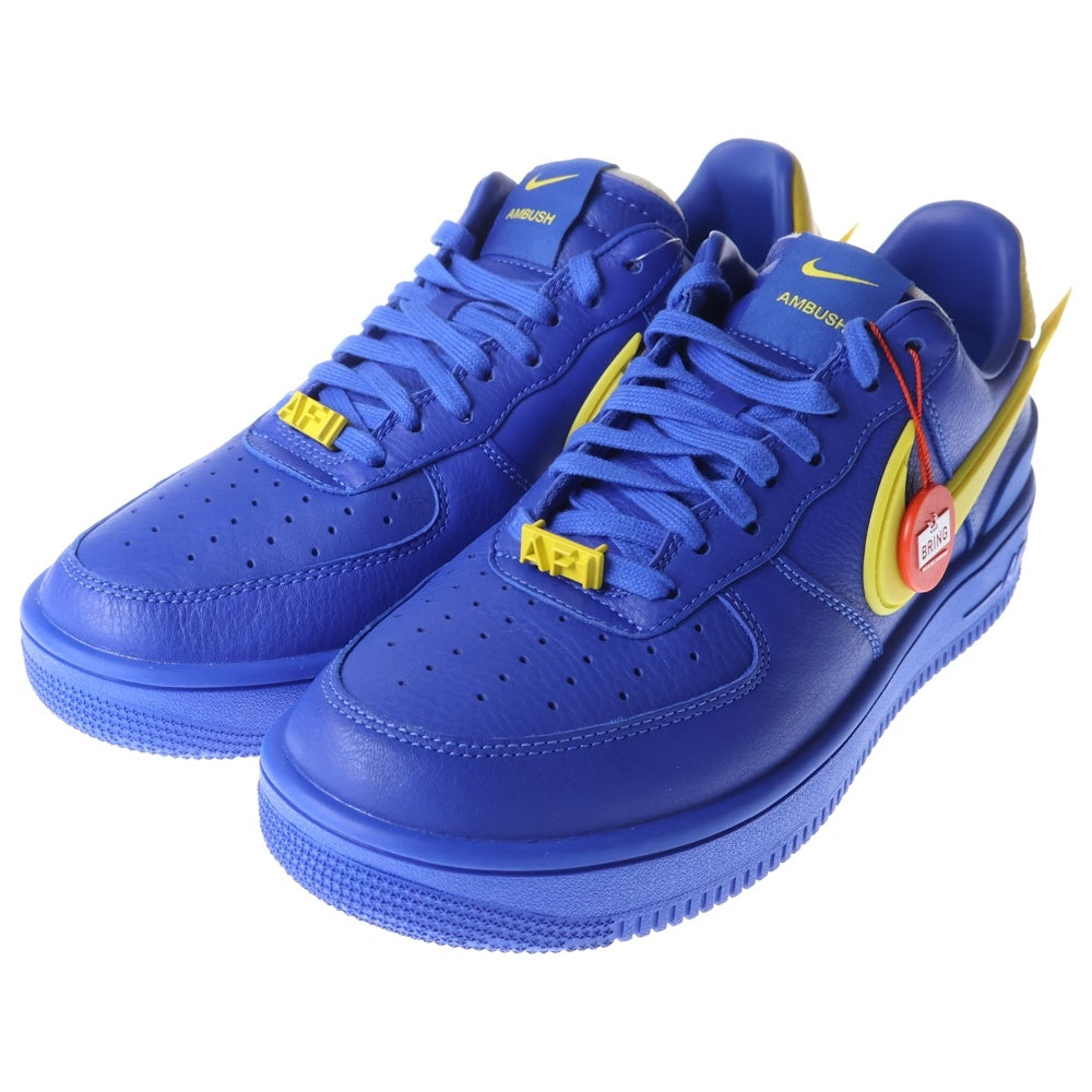 NIKE(ナイキ) ×AMBUSH AIR FORCE1 LOW アンブッシュ エアフォース1 ローカットスニーカー ブルー/イエロー US10/28.0cm DV3464-400