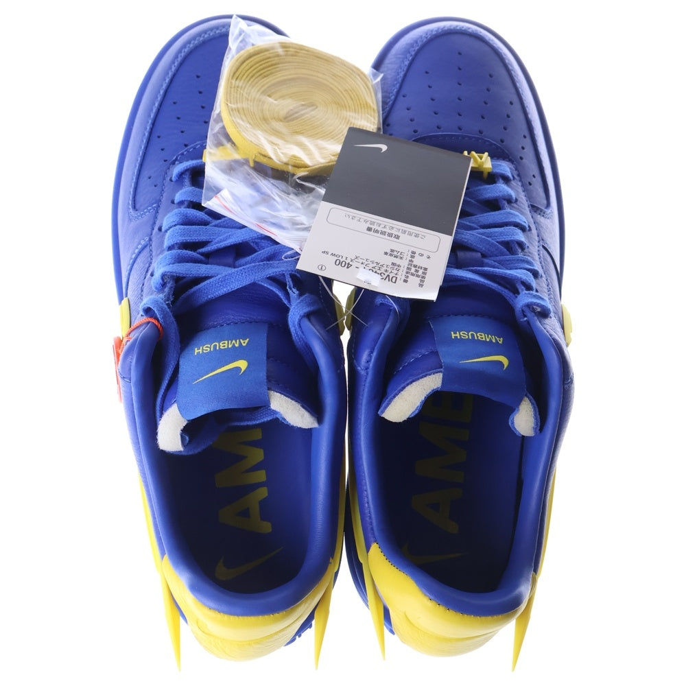 NIKE(ナイキ) ×AMBUSH AIR FORCE1 LOW アンブッシュ エアフォース1 ローカットスニーカー ブルー/イエロー US10/28.0cm DV3464-400