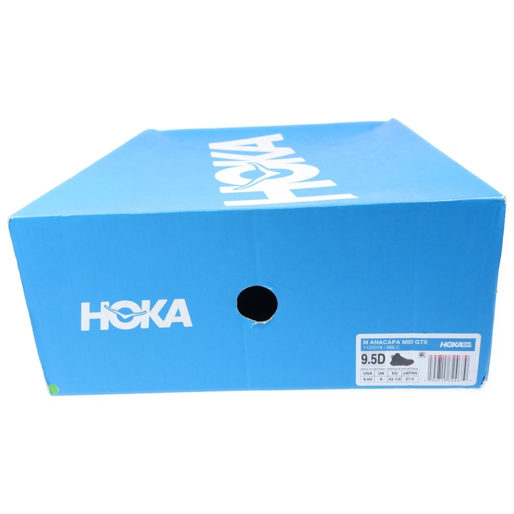 HOKA ONE ONE(ホカオネオネ) ANACAPA MID GTX アナパカ ゴアテックス ミッドカットスニーカー ブラック US9.5/27.5cm 1122018CHMS