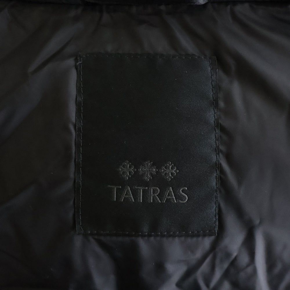 TATRAS(タトラス) MELKO メルコ フーデッド ダウンベスト ブラック MTAT21A4782-D