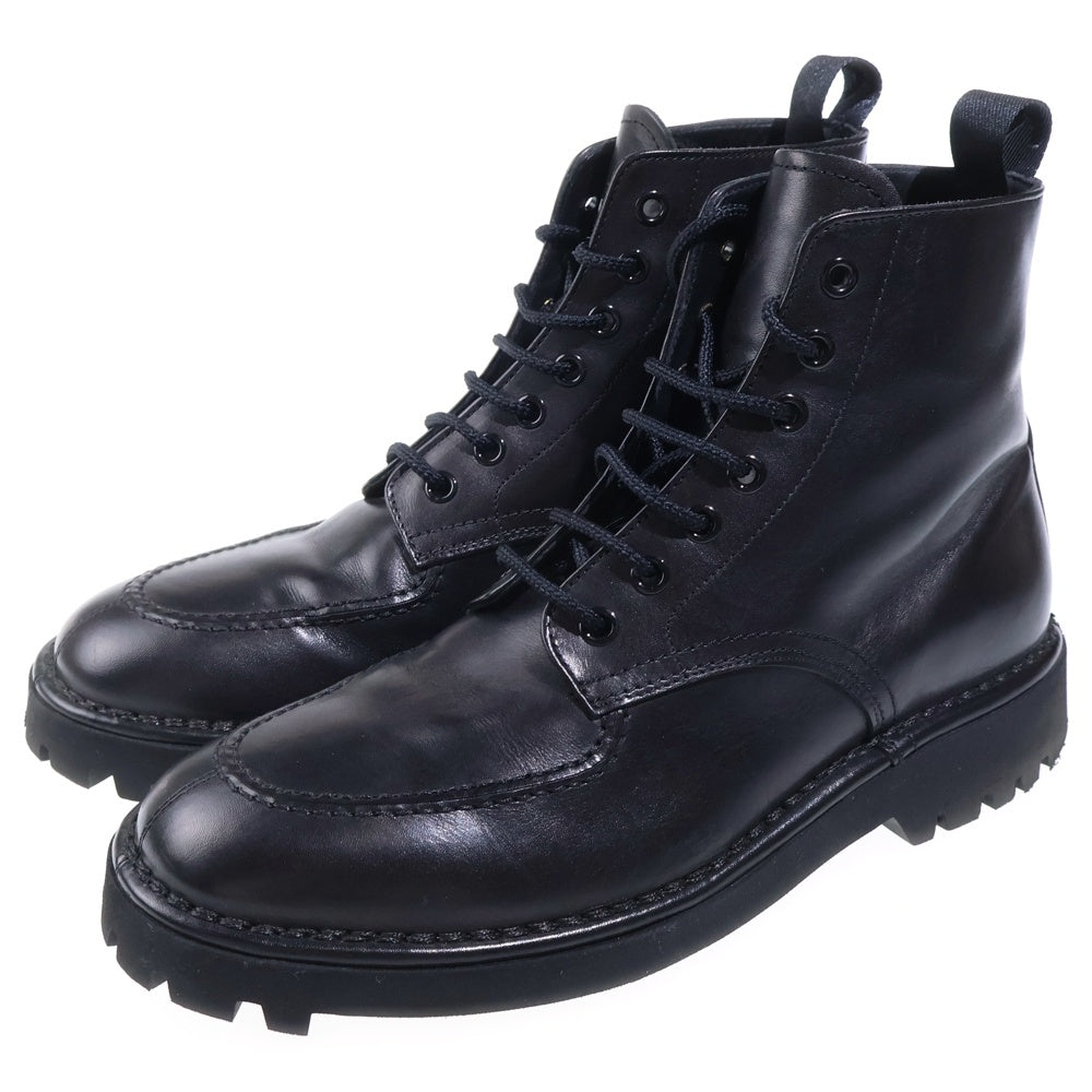 KENZO(ケンゾー) K-MOUNT LACE UP LEATHER BOOT レースアップレザーブーツ ブラック FA65BT011L66