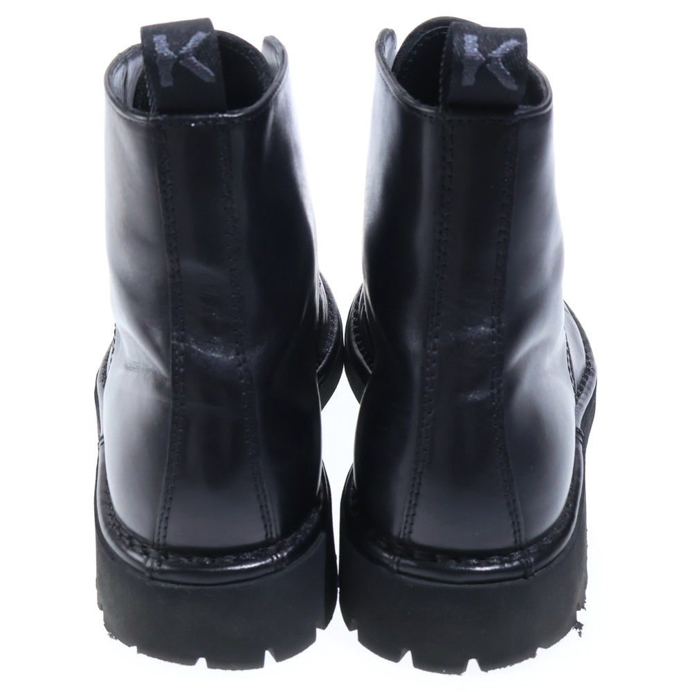 KENZO(ケンゾー) K-MOUNT LACE UP LEATHER BOOT レースアップレザーブーツ ブラック FA65BT011L66