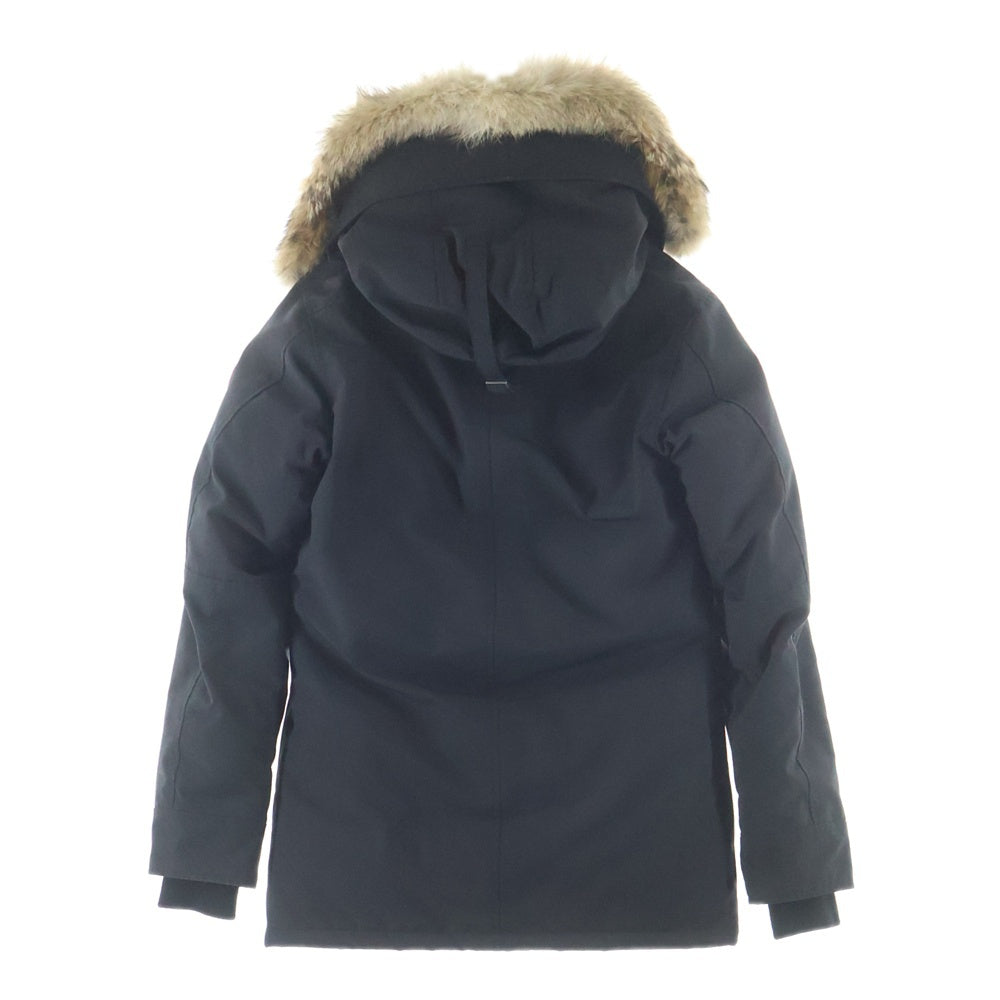 CANADA GOOSE(カナダグース) CHATEAU PARKA シャトーパーカー ジップアップ ファー付きフーデットダウンジャケット ブラック 3426MA