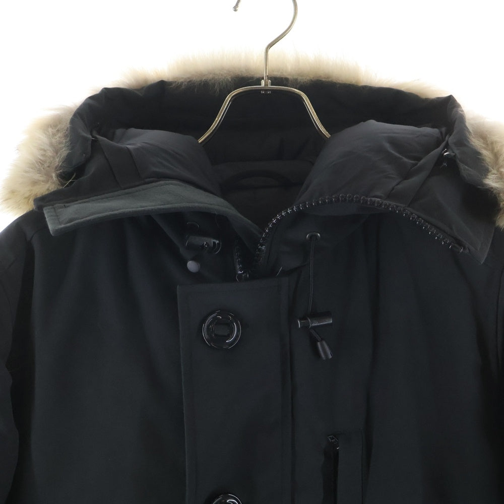 CANADA GOOSE(カナダグース) CHATEAU PARKA シャトーパーカー ジップアップ ファー付きフーデットダウンジャケット ブラック 3426MA