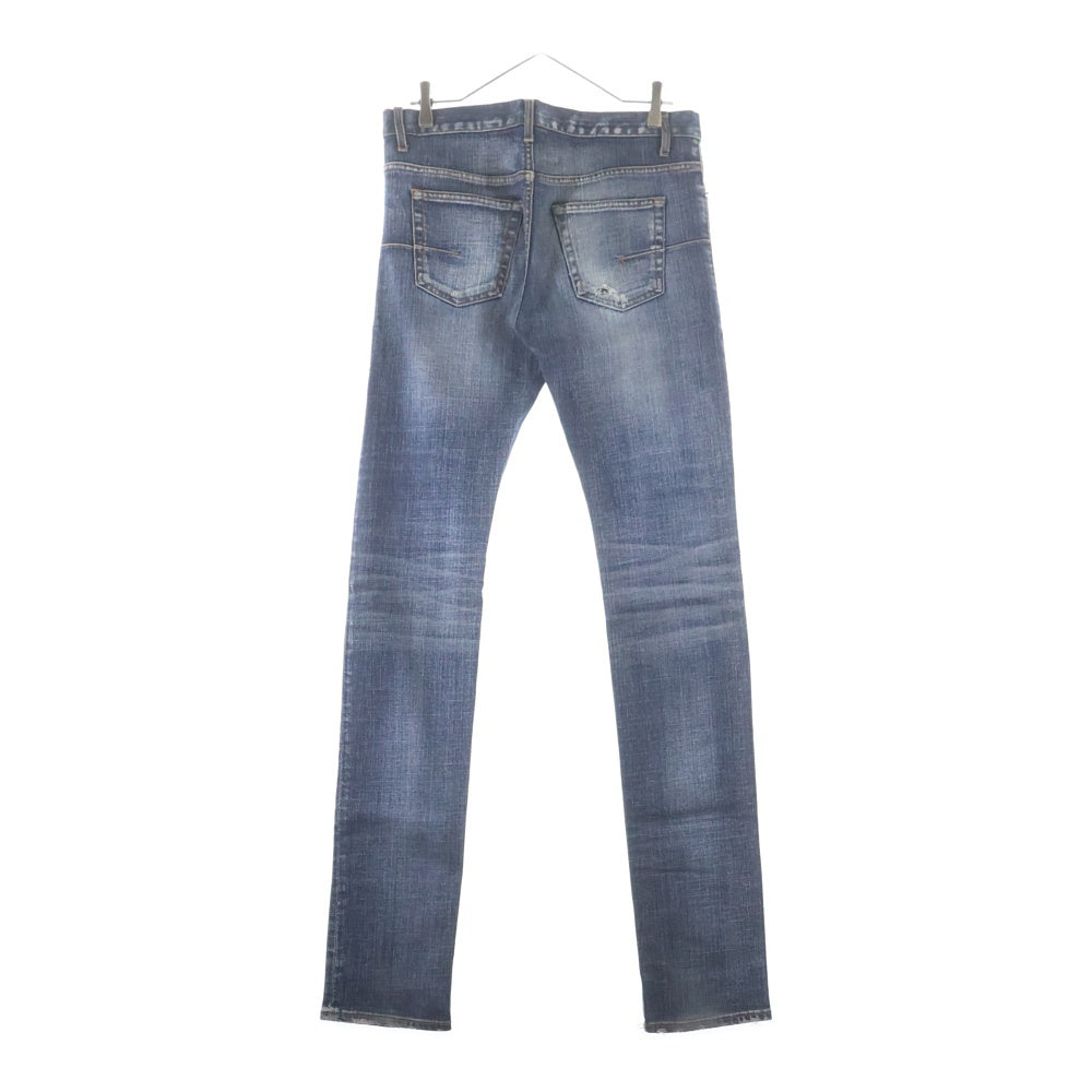 Dior HOMME(ディオールオム) 07AW JAKE ダメージ加工 ボタンフライ スキニーデニムパンツ ジーンズ インディゴ