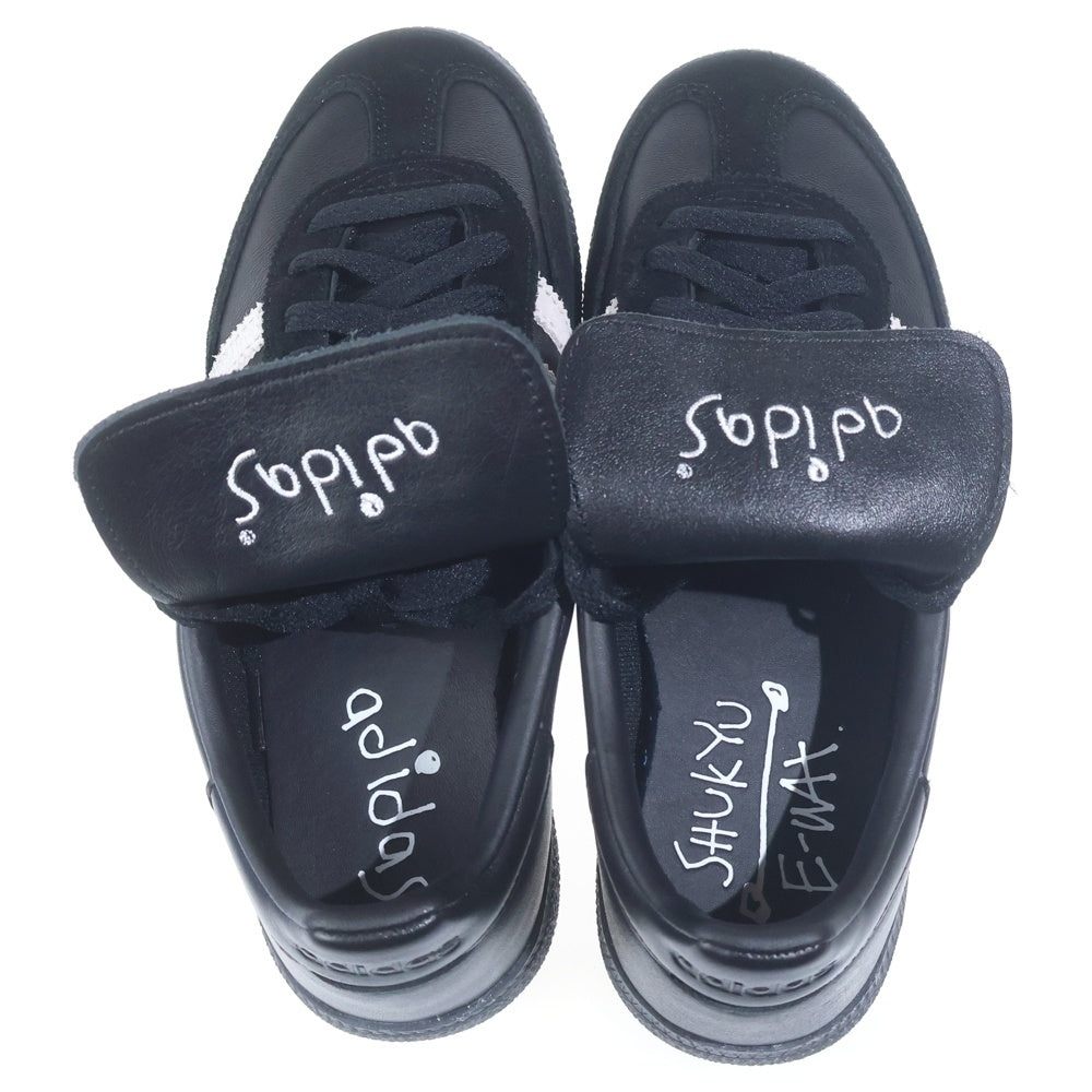 adidas(アディダス) ×SHUKYU ×E-WAX HANDBALL SPEZIAL シュウキュウ イーワックス ハンドボール スぺツィアル ローカットスニーカー レディース ブラック US6.5/24.5cm HP6695