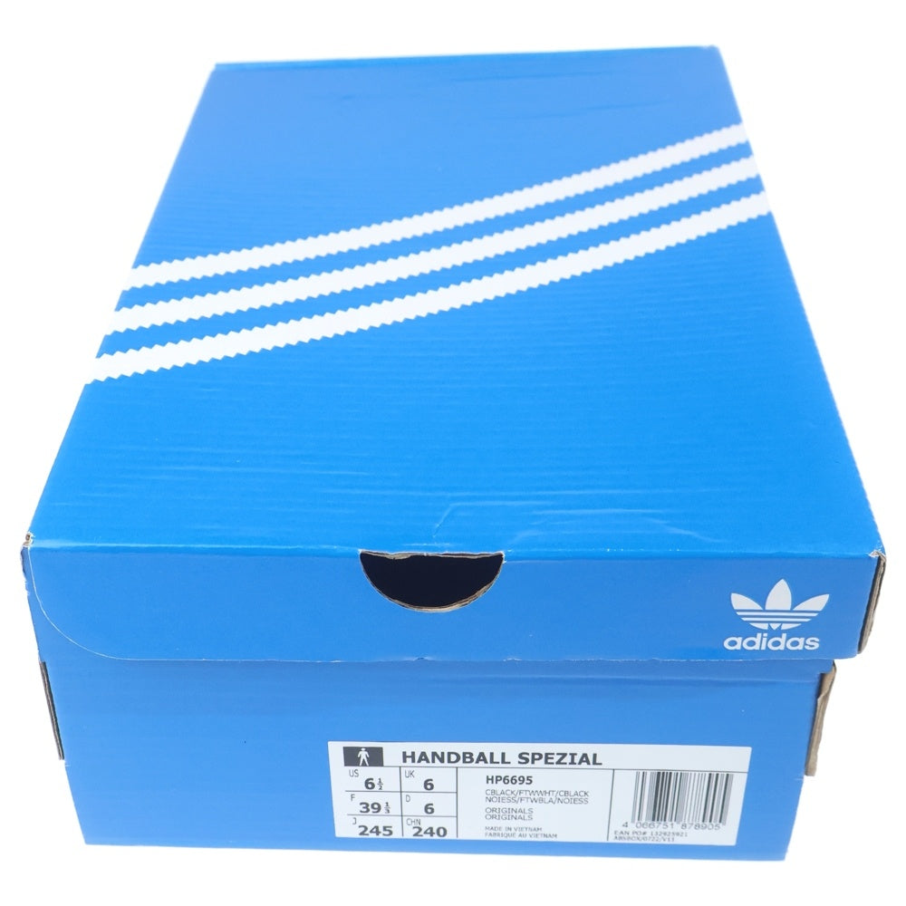 adidas(アディダス) ×SHUKYU ×E-WAX HANDBALL SPEZIAL シュウキュウ イーワックス ハンドボール スぺツィアル ローカットスニーカー レディース ブラック US6.5/24.5cm HP6695