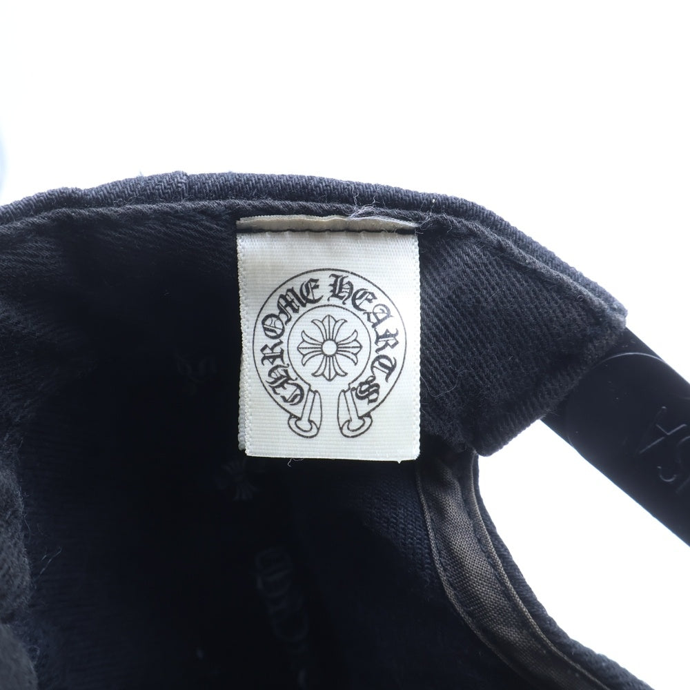 CHROME HEARTS(クロムハーツ) BASEBALL TRUCKER CAP ホースシュー刺繍 ベースボール トラッカーキャップ 帽子 ブラック