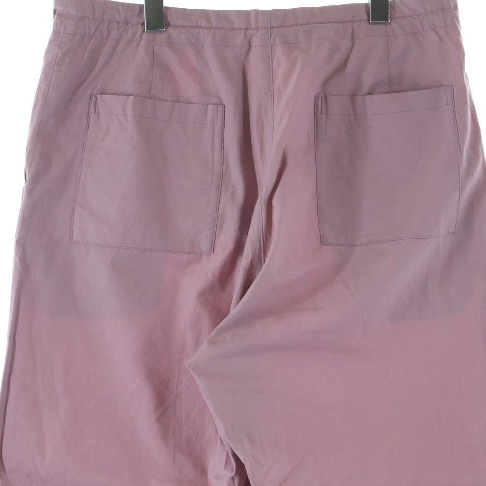 AURALEE(オーラリー) WASHED FINX TWILL EASY WIDE PANTS ウォッシュド フィンクス ツイル イージー ワイド パンツ パープル A00P03TN
