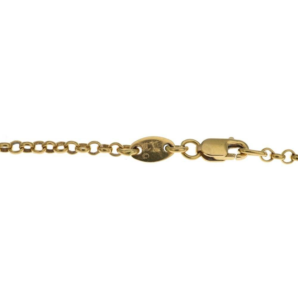 CHROME HEARTS(クロムハーツ) 22K NECKCHAIN R18 ロールチェーンネックレス 18inch ゴールド BCA010