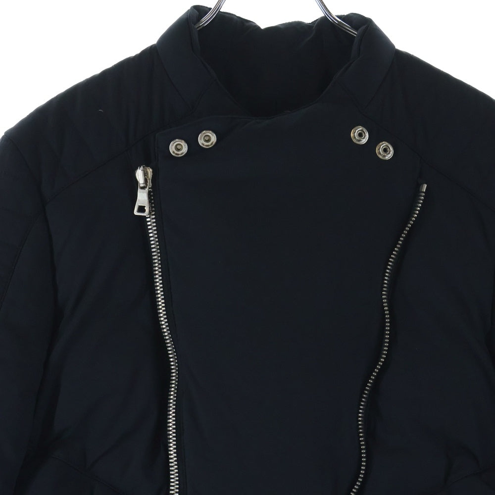 BALMAIN(バルマン) 13AW フランス製 ダブル バイカーダウンジャケット ブラック