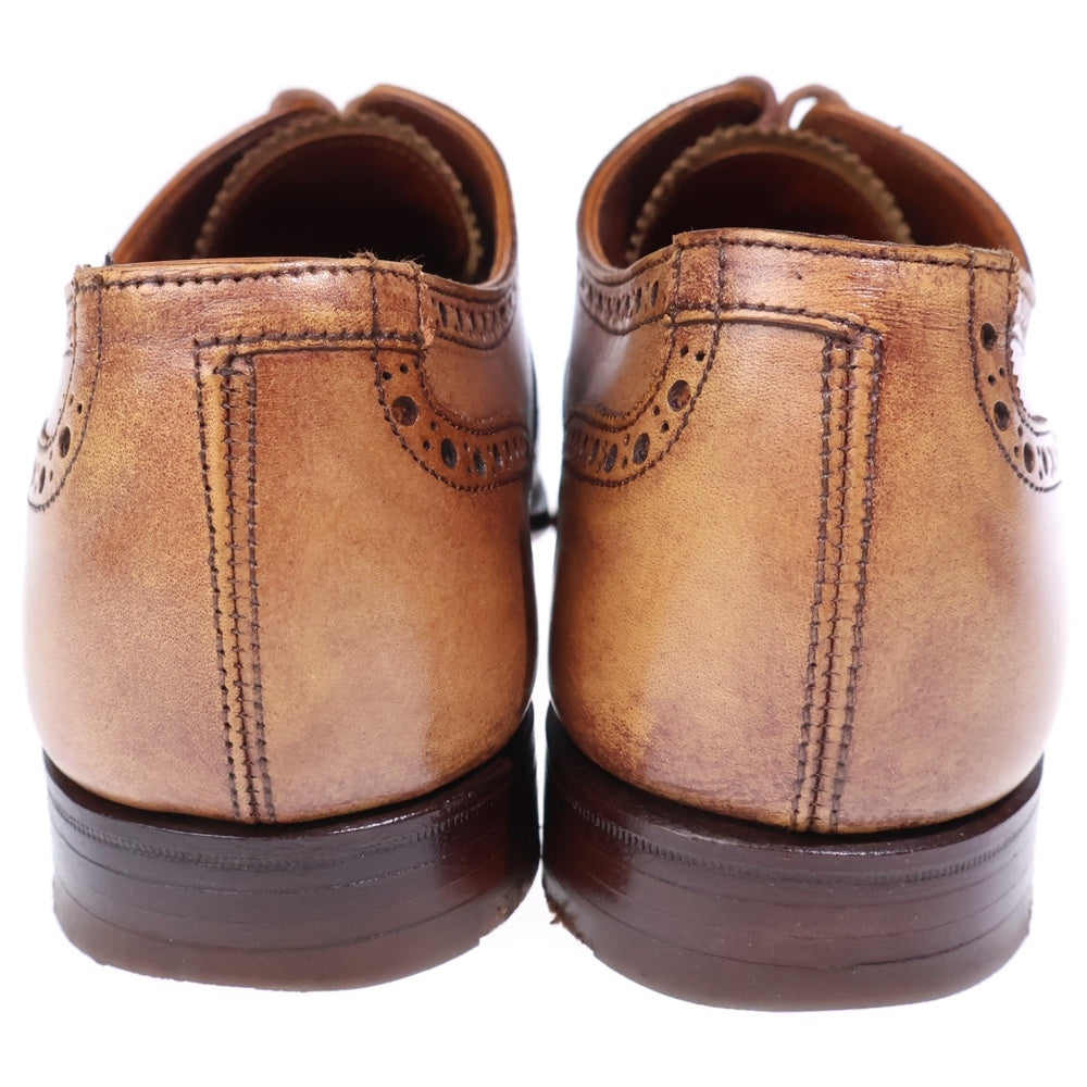 Crockett&Jones(クロケットアンドジョーンズ) BARRINGTON2 バーリントン ストレートチップ レザー ドレスシューズ ブラウン 6052